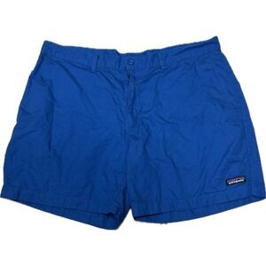 Patagonia Lightweight All-Wear Hemp Organic Cotton Blend Blue Shorts